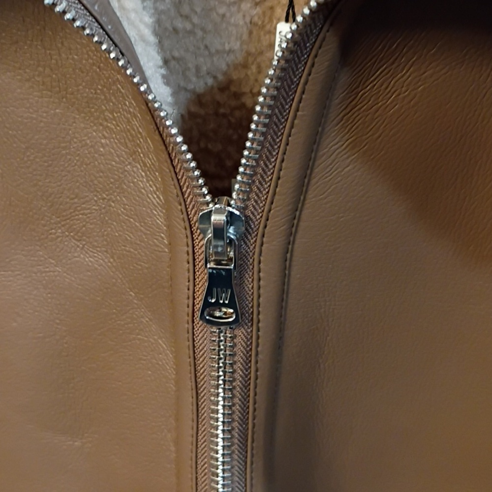 New! Jason Wu Faux Leather Jacket Size Medium - Picture 5 of 10